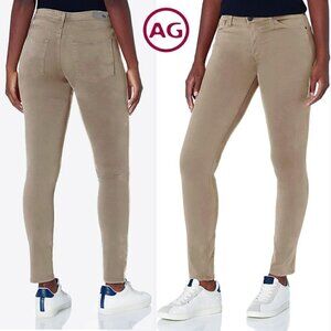 AG Adriano Goldschmied Tan Skinny Ankle Zip up Legging Size 25R
